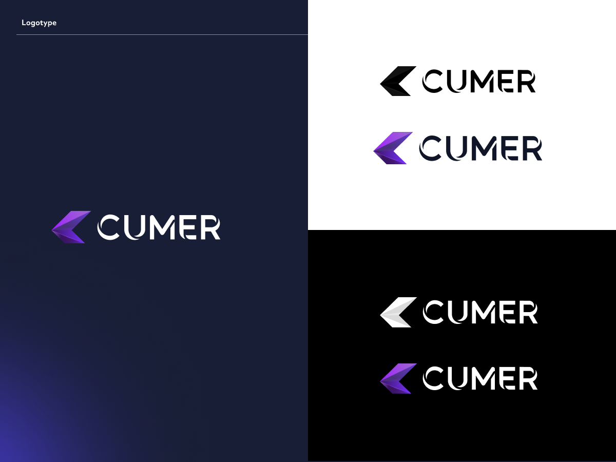 cumer logo bränding logotype